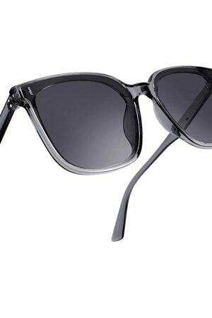 FEISEDY Oversized Square Frame Vintage Polarized Women Sunglasses Cute Trendy Classic Simple Men B2758