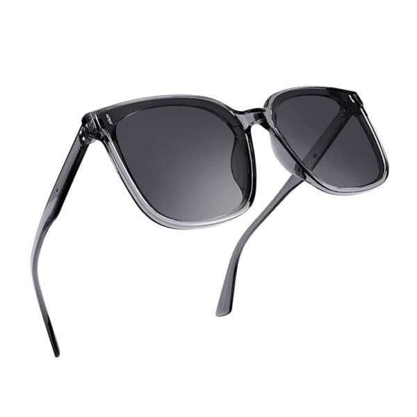 FEISEDY Oversized Square Frame Vintage Polarized Women Sunglasses Cute Trendy Classic Simple Men B2758