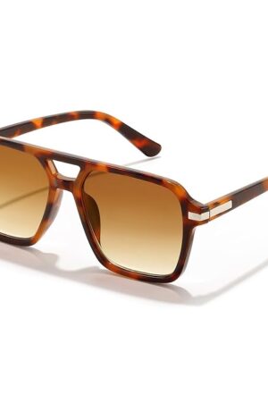 Karsaer Vintage Square Aviator Sunglasses Women Men Fashion Retro 70s Frame Sun Glasses Shades E1259