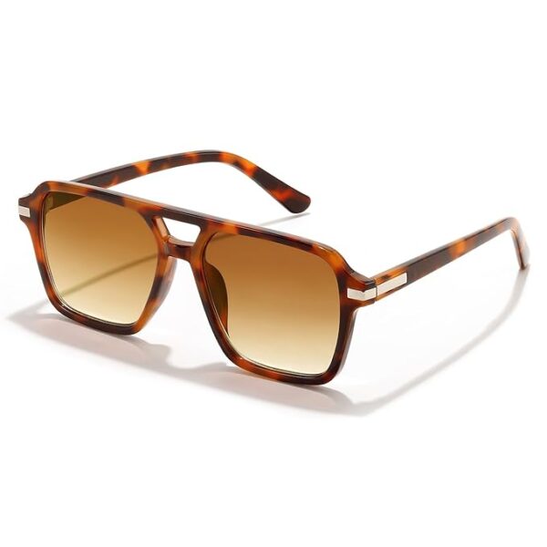 Karsaer Vintage Square Aviator Sunglasses Women Men Fashion Retro 70s Frame Sun Glasses Shades E1259
