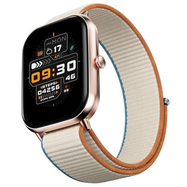 Fire-Boltt Newly Launched Ninja Call Pro Max Nyluxe Smart Watch 2.01 inch Display, Bluetooth Calling, 120+ Sports Modes, Health Suite, Voice Assistance