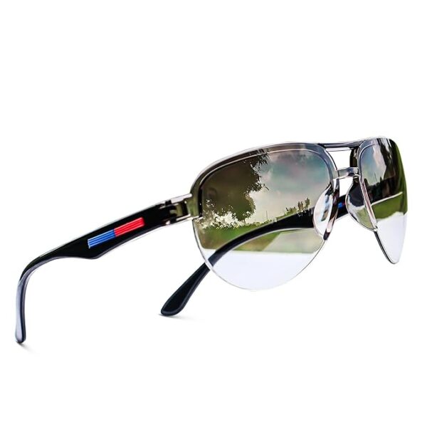 DURER Stylish Black Aviator Sport Sunglasses for Men and Women