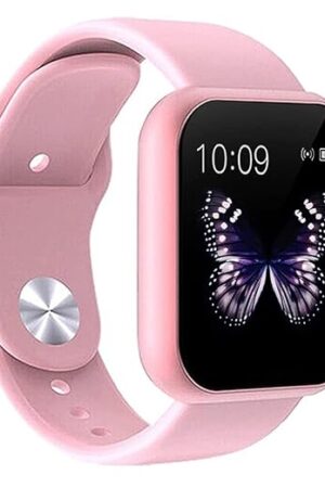 MARVIK Smart Watch for Kids, Men, Boys, Girls, and Women, D20 Plus 2025, Latest for Android and iOS Phones, IP68 Waterproof with Daily Activity Tracker, Heart Rate Sensor, Sleep Monitor Watch - Pink