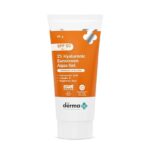 The Derma Co 1% Hyaluronic Sunscreen Aqua Gel SPF 50 PA++++ I For Oily, Dry, Acne-prone Skin | Ultra Lightweight Texture I Non-Greasy, No White Cast | Broad Spectrum Protection & Blue Light Protection | For Men & Women | 80 g