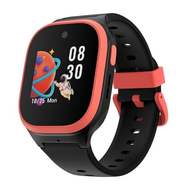 Noise Scout Kids Smartwatch with Assisted GPS Tracking, 4G Video & Voice Call, Safe Zone Alert, SOS Button, Habit Formation, in-Built Games, Buddy App for Parents (Racing Black)