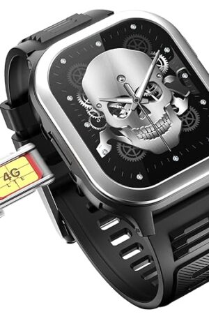 Fire-Boltt 4G Pro Volte Calling Smart Watch- 2.02” TFT Display, 4G Nano-SIM GPS, Health Suite, Sports Modes, 400mAh Battery (Black)